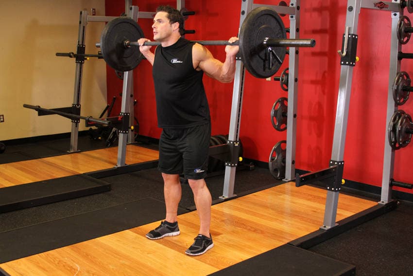 Démonstration de l’exercice : Squat à la barre