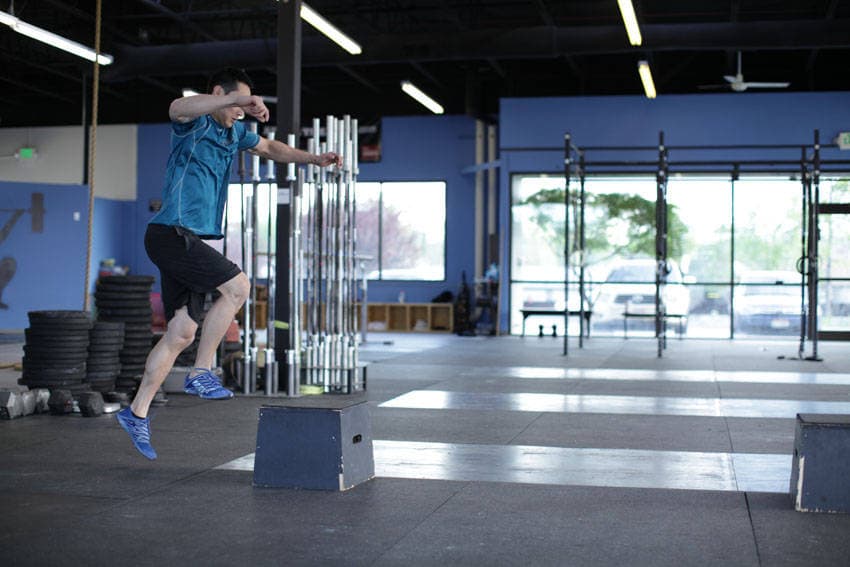 Démonstration de l’exercice : Skip sur box