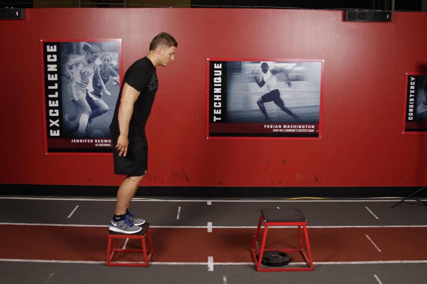 Démonstration de l’exercice : Saut en profondeur (depth jump)