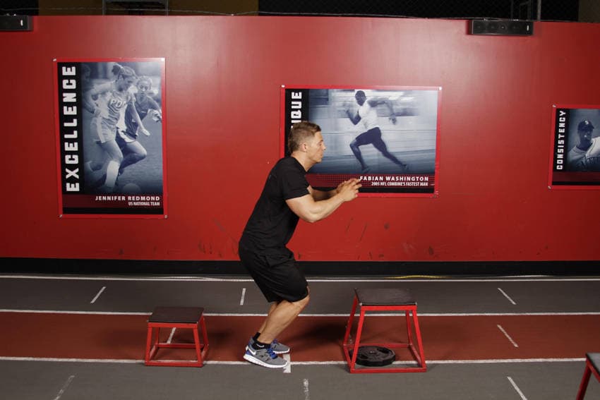 Démonstration de l’exercice : Saut en profondeur (depth jump)