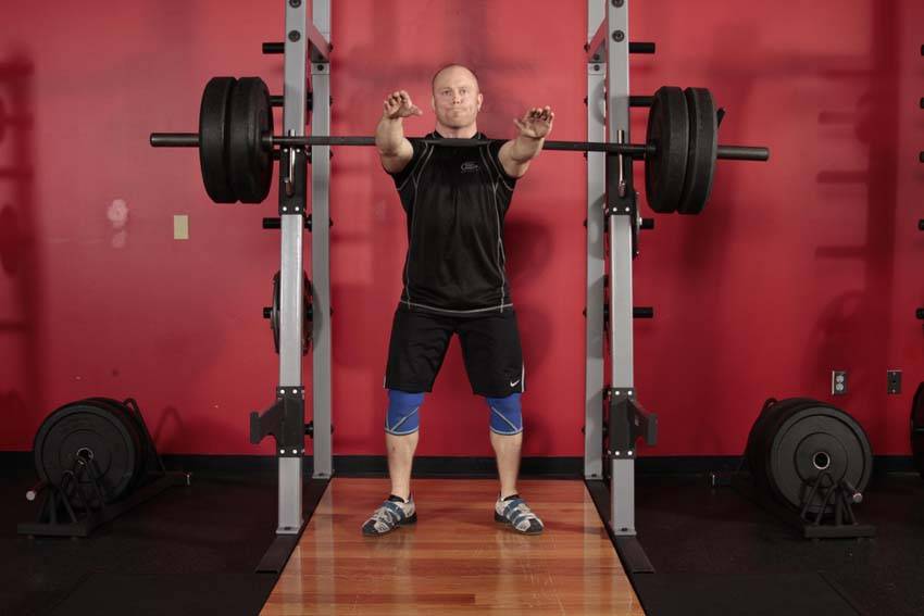 Démonstration de l’exercice : Squat Frankenstein