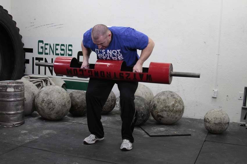 Démonstration de l’exercice : Log lift (développé du tronc)