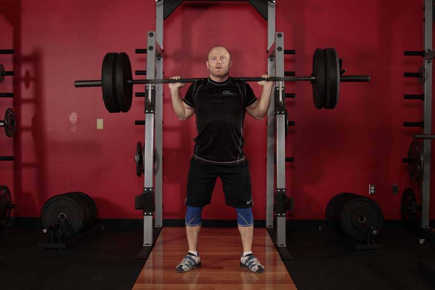 Démonstration de l’exercice : Squat olympique