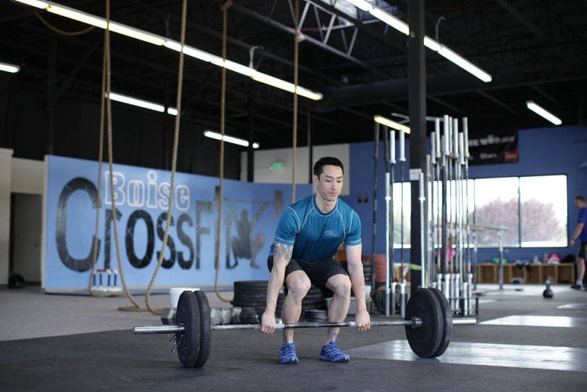 Démonstration de l’exercice : Épaulé (power clean)