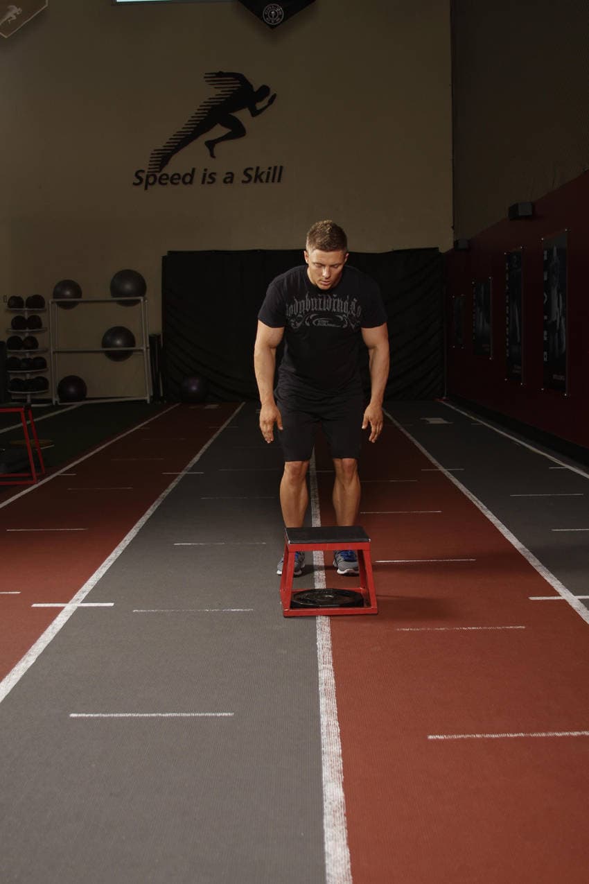 Démonstration de l’exercice : Saut rapide sur box