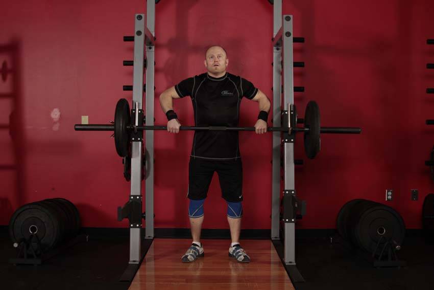 Démonstration de l’exercice : Amenée de la barre au rack