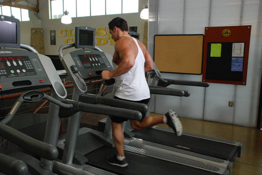 Démonstration de l’exercice : Course sur tapis de course