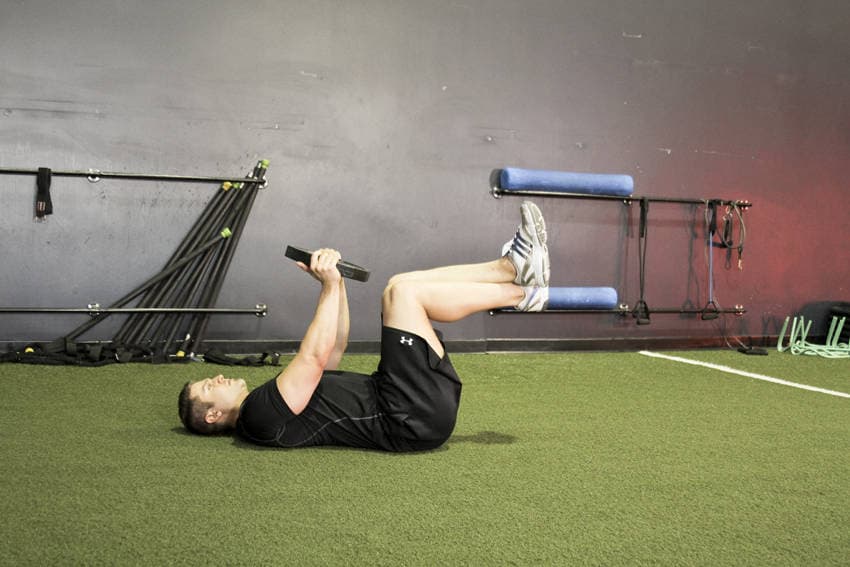 Démonstration de l’exercice : Crunch lesté