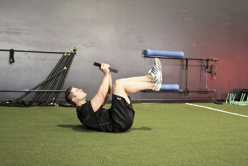 Démonstration de l’exercice : Crunch lesté