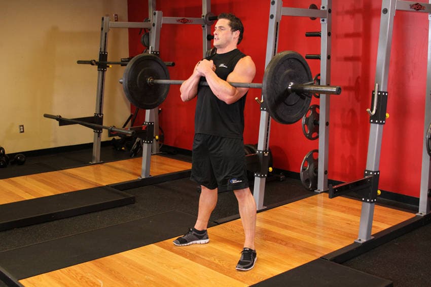 Démonstration de l’exercice : Squat zercher