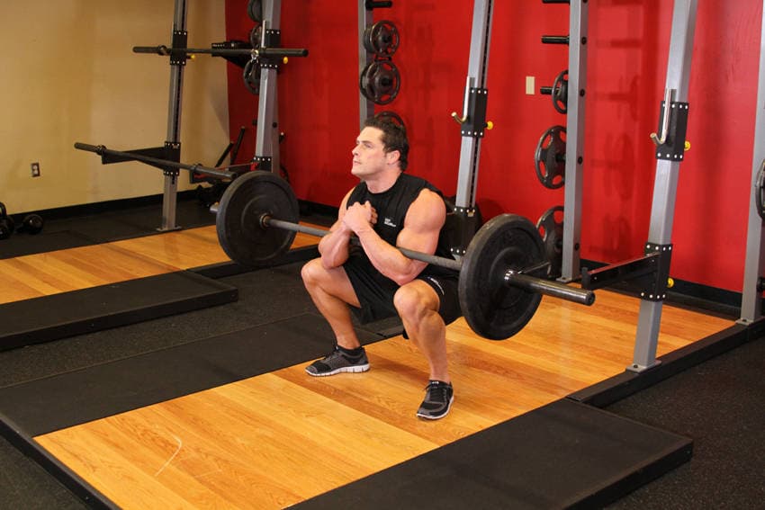 Démonstration de l’exercice : Squat zercher